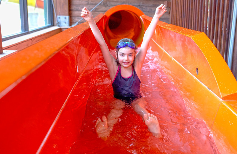 Indoor water park at Rocking Horse Ranch Resort.