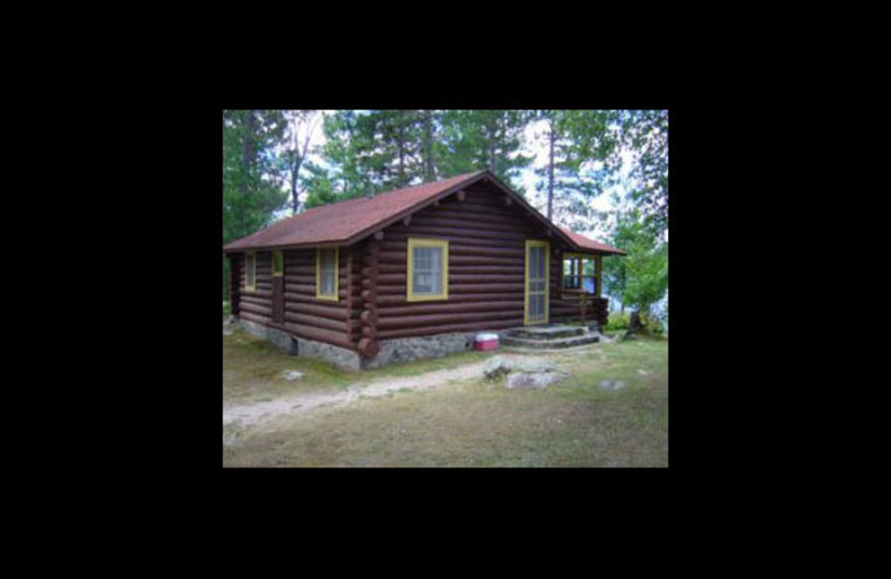 Cabin exterior at Nelson's Resort.