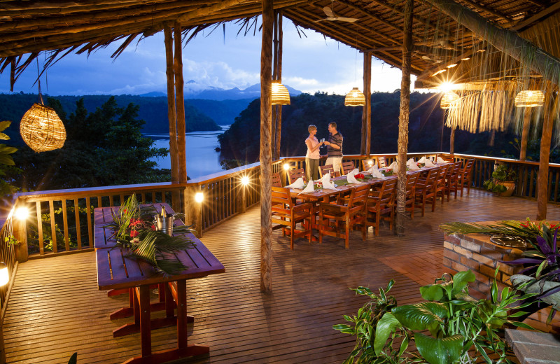 View from Tufi Dive Resort.