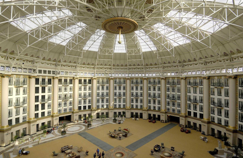 Interior of French Lick Resort.