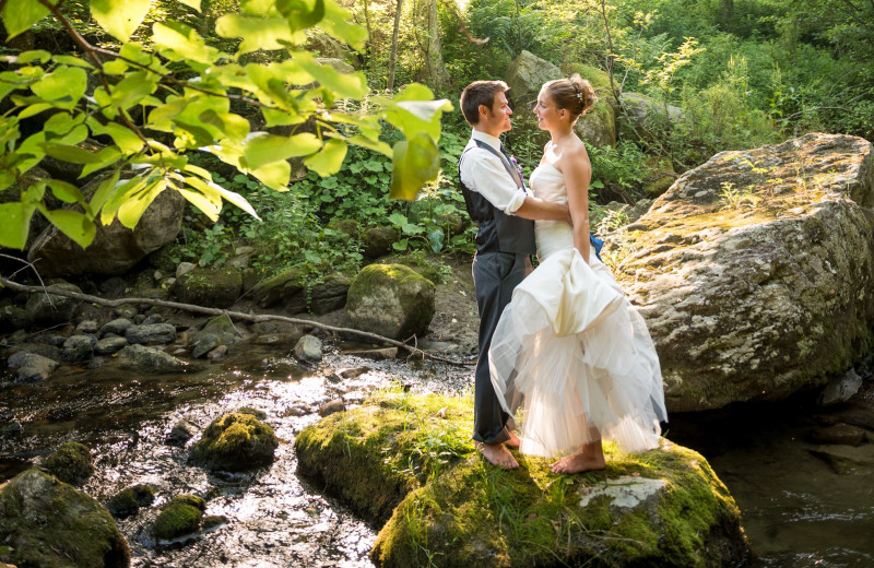 Wedding couple at Common Ground Center.