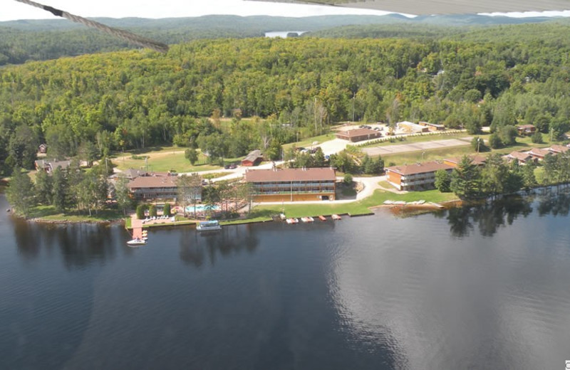 Aerial view of The Couples Resort.