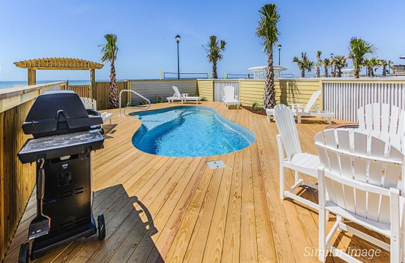 Rental pool at Realty World - First Coast Realty.