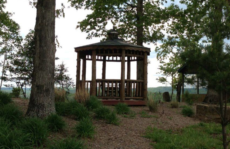 Gazebo at Pine Lakes Lodge.