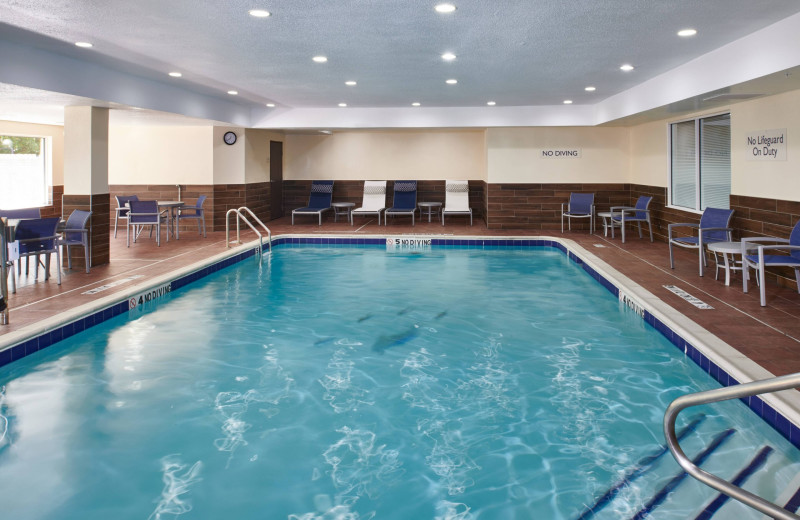 Indoor pool at Fairfield Inn Detroit Livonia.