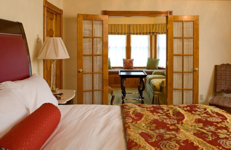 Guest bedroom at The Wentworth.