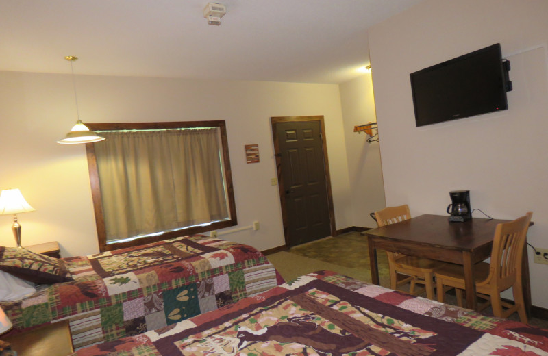 Guest room at Tug Hill Resort.