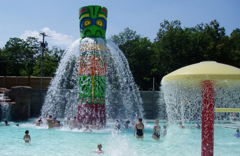 Water park view at The Country Place Resort.