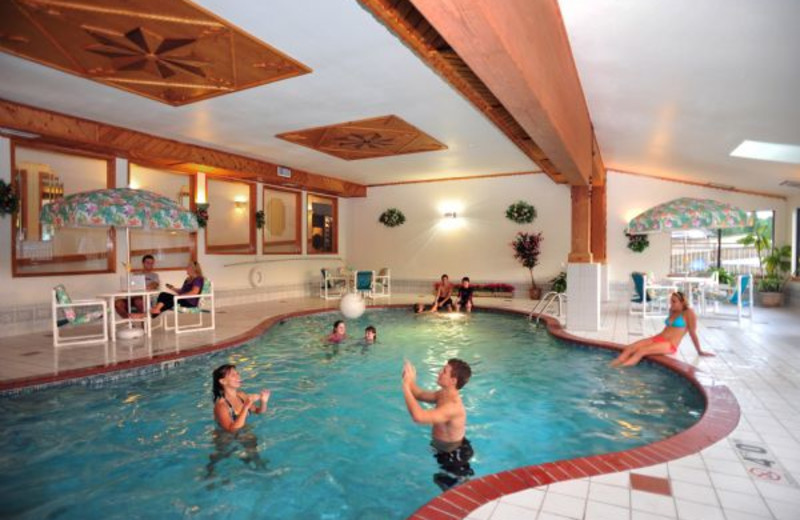 Indoor pool at Cliffside Resort.
