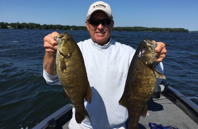Fishing Ruttger's Bay Lake Lodge.