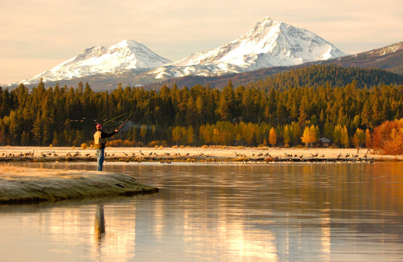 Fishing at Black Butte Ranch.