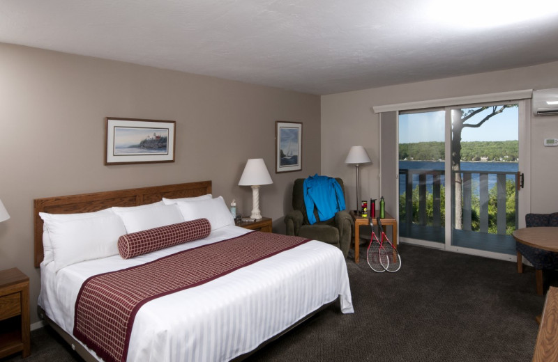 Guest room at Country House Resort.