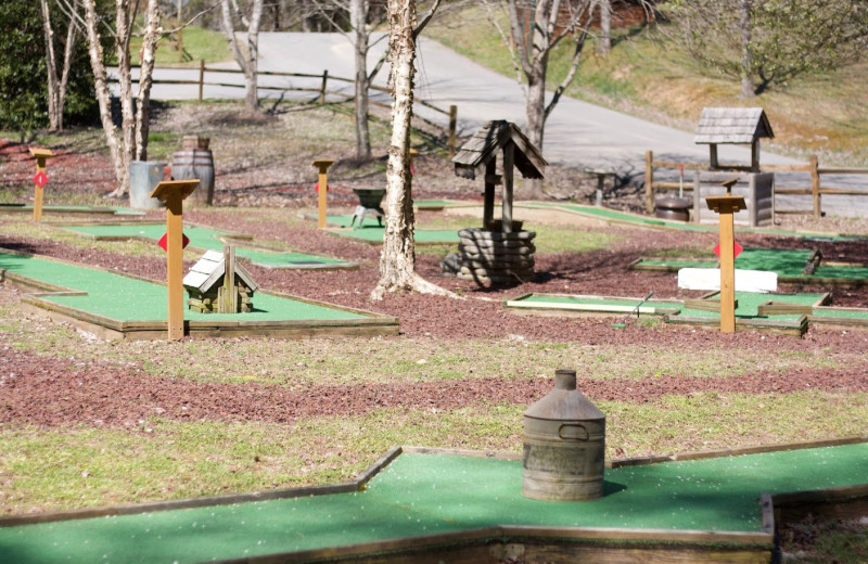Mini golf at Little Valley Mountain Resort.