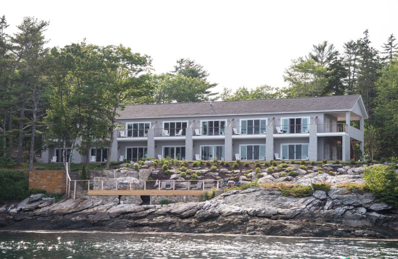 Exterior view of Linekin Bay Resort.