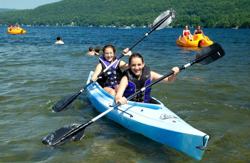 Kayaking at Marine Village Resort.