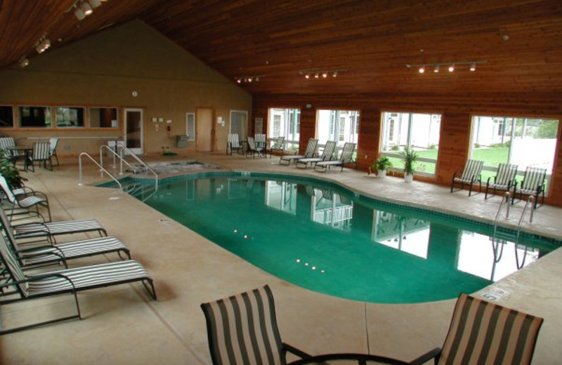 Indoor pool at Birchwood Lodge.