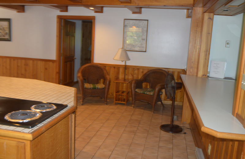 Rental interior at Stay Waterfront - Cheat River Lodge & Cabins.