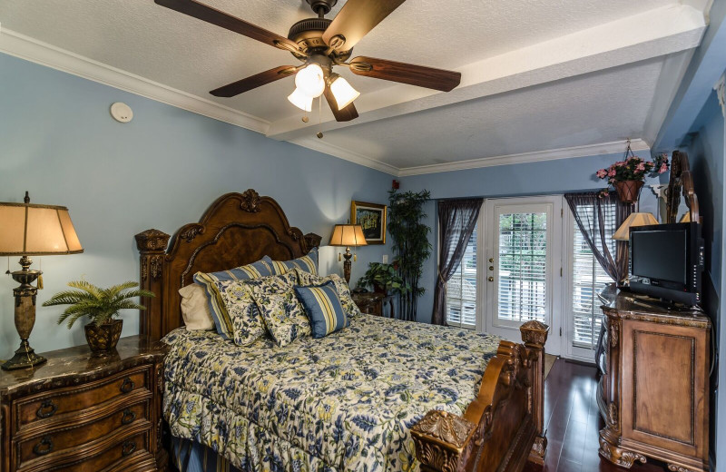 Guest room at Casablanca Inn.