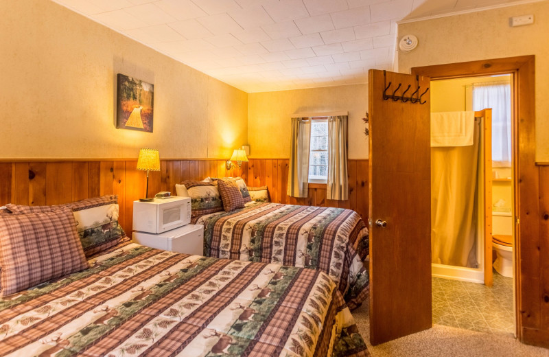 Guest room at ADK Trail Inn.