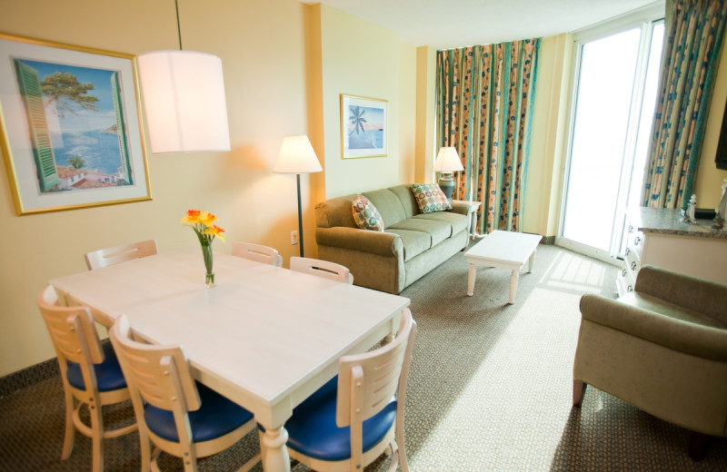 Guest room at Avista Resort.