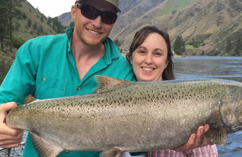 Fishing at Salmon River Tours.