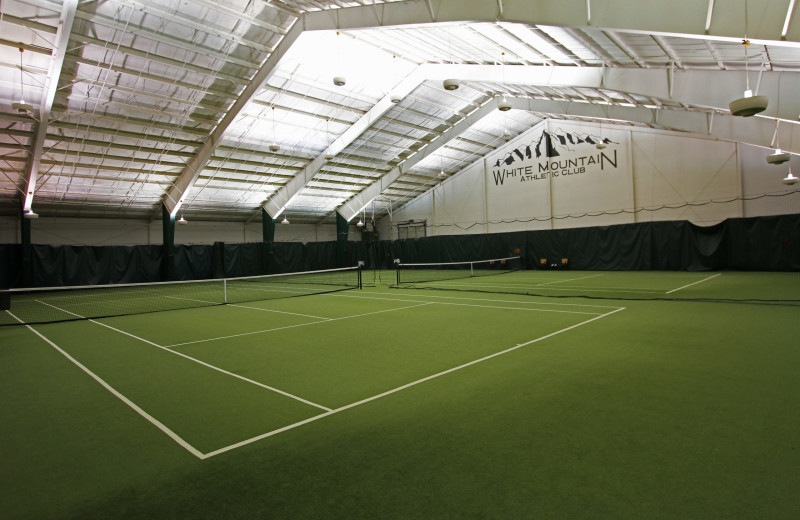 Tennis court at Black Bear Lodge.