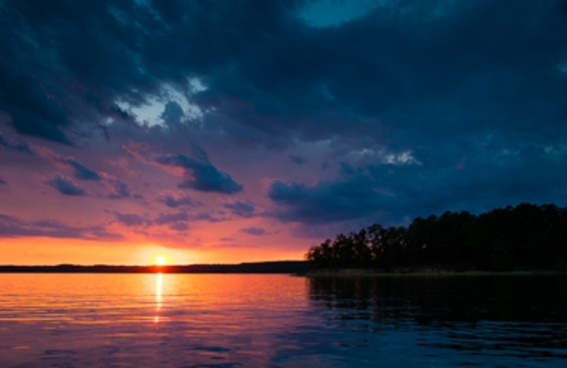 Sunset at Mountain Harbor Resort.