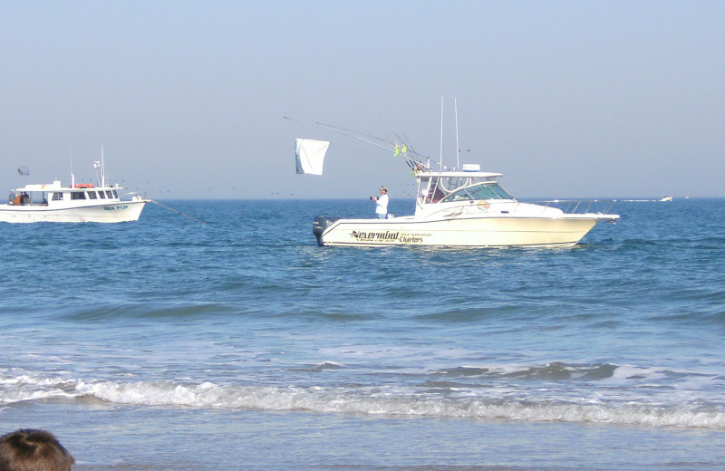 Fishing at Dolphin Run Condominiums.
