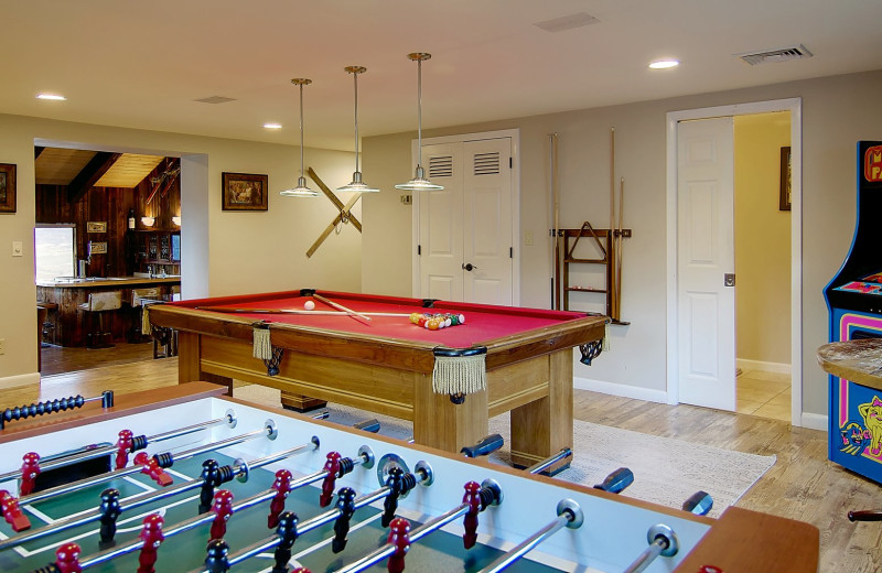 Guest rec room at Bella Vista Estate.