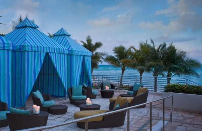 Private cabanas at The Westin Diplomat Resort.