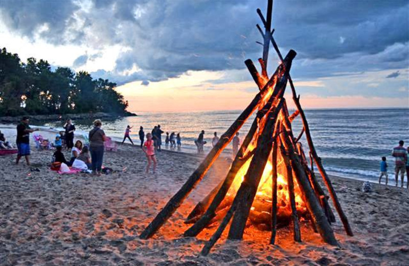 Bonfire at Sawmill Creek Resort.