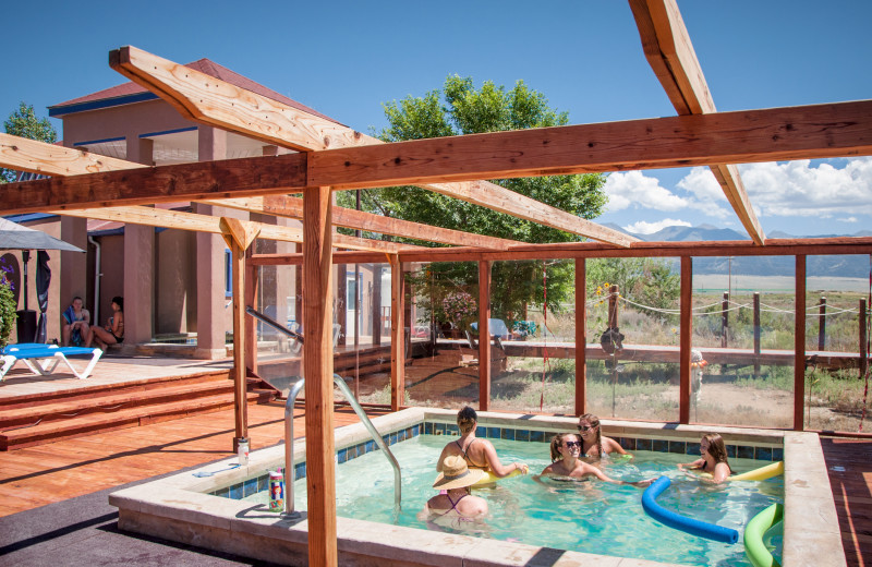 Hot tub at Joyful Journey Hot Springs Spa.