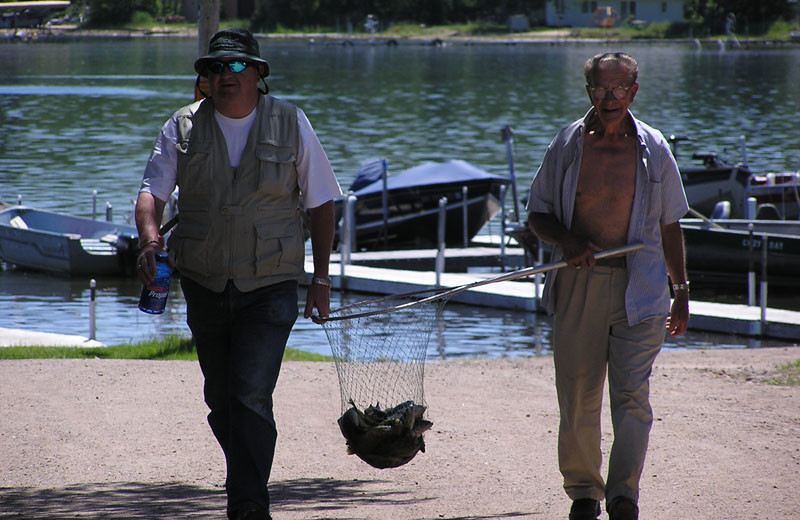 Fishing at Cozy Bay Resort.