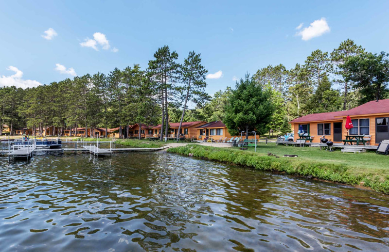 Cabins at Woman Lake Lodge.