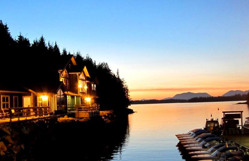 Exterior view of Shearwater Resort & Marina.