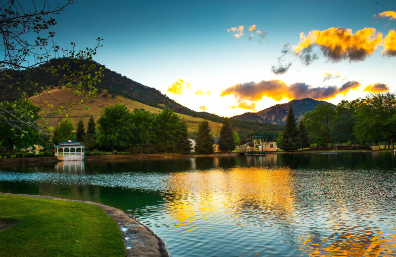 Lake at Wonder Valley Ranch Resort.