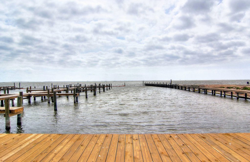 Rental dock at Port A Escapes.