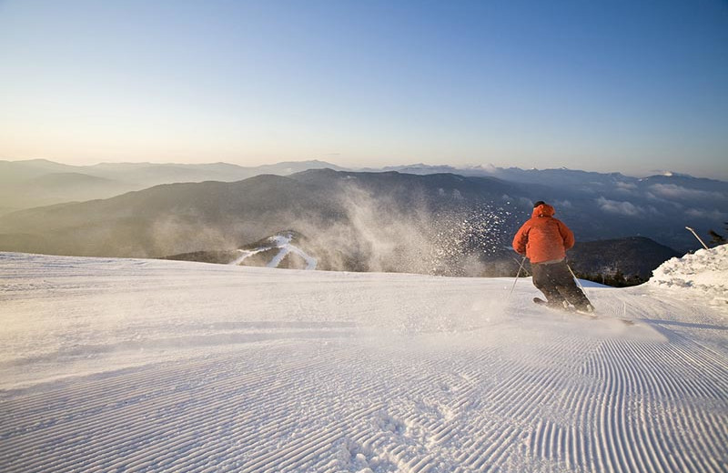 Downhill skiing at Northwoods Inn.