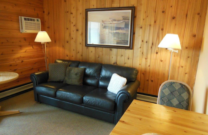 Guest room at Rocky Mountain Springs Lodge.