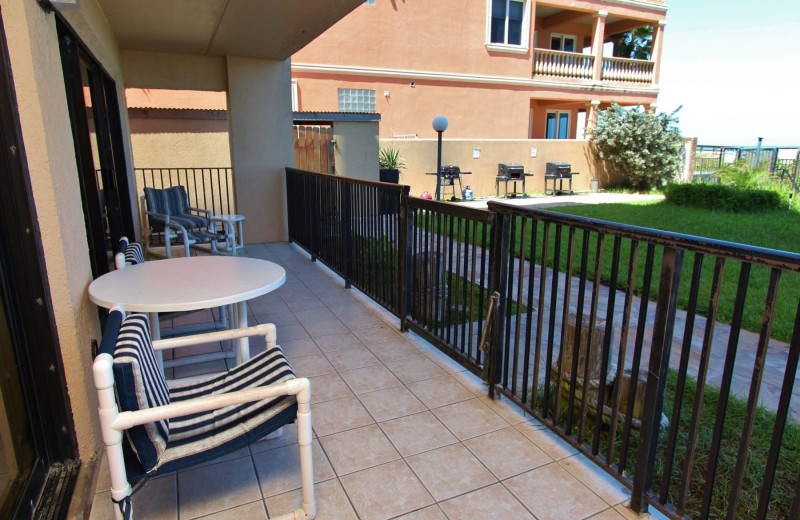 Rental balcony at Seabreeze I.