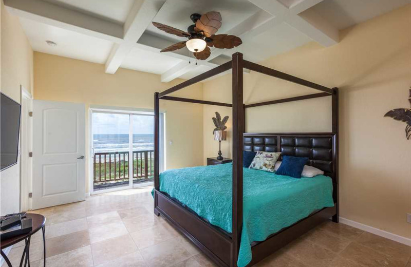 Rental bedroom at Gary Greene Vacation Rentals.