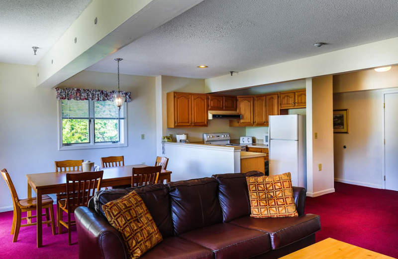 Guest kitchen at The Valley Inn.