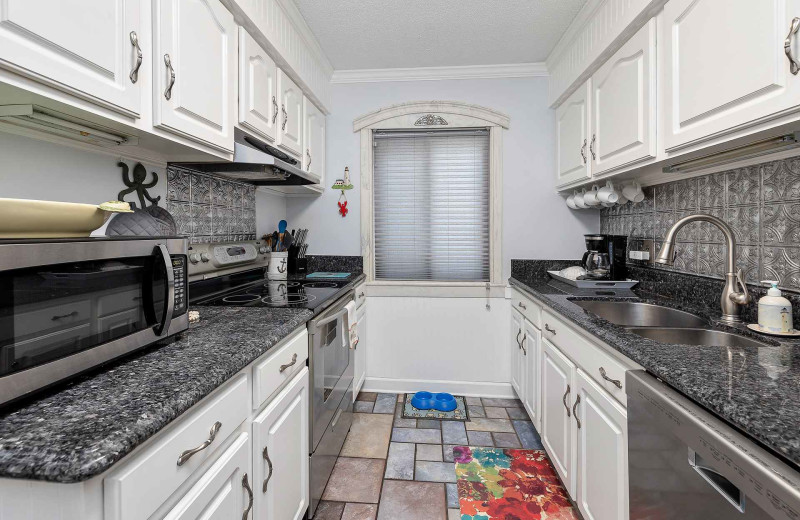 Kitchen at Real Escapes Properties - Ocean Walk B-6.