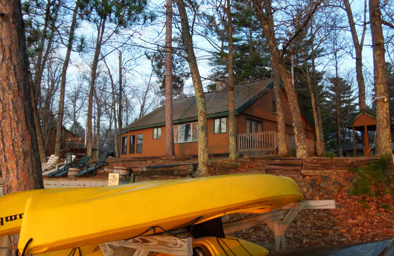 Cabin exterior at The Estrold Resort.