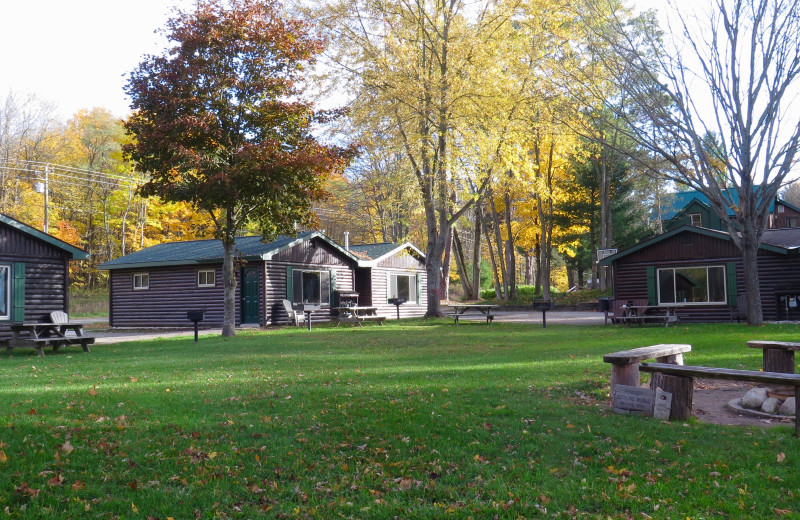 Cabins at Sleeping Bear Resort.