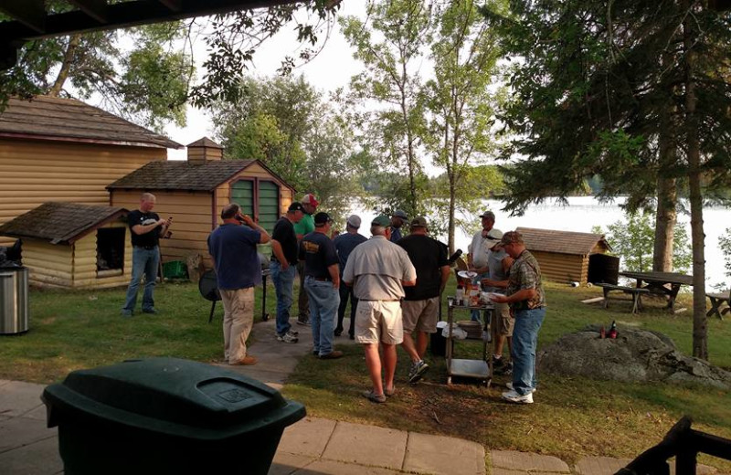 Group at Pipestone Point Resort.