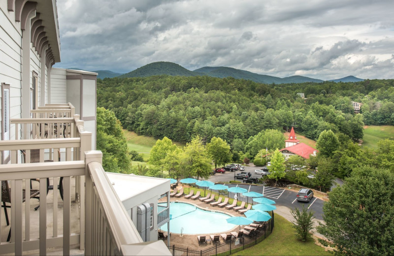 Balcony view at Valhalla Resort Hotel.