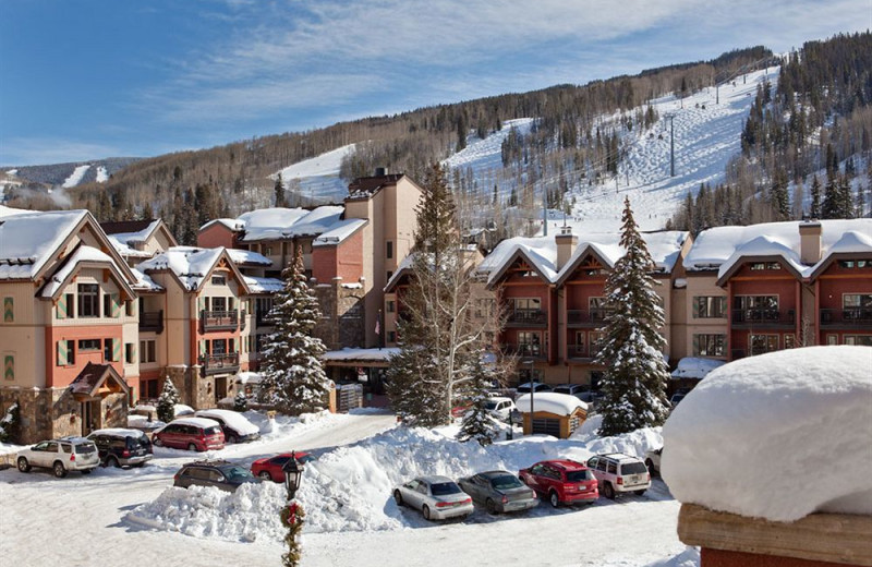 Exterior view of Lion Square Lodge.