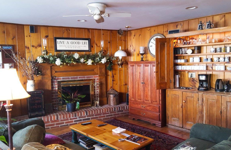 Interior view of The White House Inn.