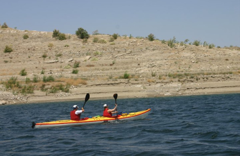 Kayaking at Callville Bay.